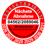 Nächste  Abnahme  1 2 3 4 5 6 7 8 9 10 11 12  2026 2027 2028 2029 2030 2031 04562/2089046     00000 Musterstadt Musterstraße 12345  Mustermann Heizung, Sanitär, Klima